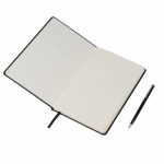 CAMPINA - Giftology A5 Hard Cover Notebook with Metal Pen - Black - Image 3