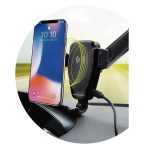 SKROSS Car Phone Holder & Wireless Charger - Black - Image 3