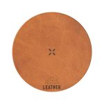 ANZIO - Recycled Leather 15W Wireless Charger - White/Tan - Image 3