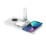 VELES - @memorii 3 in 1 Wireless Charger with Desk Lamp - White - Image 3