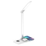 VELES - @memorii 3 in 1 Wireless Charger with Desk Lamp - White - Image 4