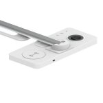 VELES - @memorii 3 in 1 Wireless Charger with Desk Lamp - White - Image 8