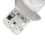 BOLERO - @memorii 2 in 1 Wireless Charger with Multi Cable Set - White - Image 3