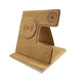 FARO - @memorii Mag 3 in 1 Foldable Cork Wireless Charger - Image 2