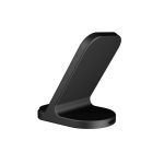 BASEL - @memorii Recycled 10W Wireless Charger Phone Stand - Black - Image 5