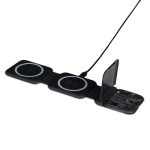 BOLERO - @memorii 2 in 1 Wireless Charger with Multi Cable Set - Black - Image 5