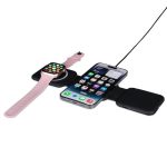 BOLERO - @memorii 2 in 1 Wireless Charger with Multi Cable Set - Black - Image 6