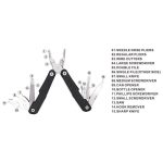 KITEE - SANTHOME 15 in 1 Multi Function Tool - Black - Image 6