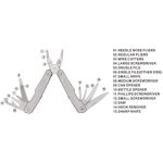 KITEE - SANTHOME 15 in 1 Multi Function Tool - Silver - Image 5