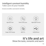 Portable Humidifier X with Light - White - Image 6