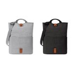 LORETTO - SANTHOME 2-in-1 Messenger & Tote Bag - Black - Image 3