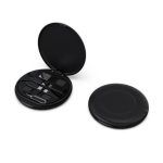 OSLO - @memorii Recycled 15W Wireless Charger Multi - Cable Set - Black - Image 2