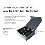Gift Set Packaging with Magnet Closing (Large) - Black - Image 3