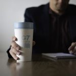 Circular Cup 12oz Cream & Faraway Blue - Image 9