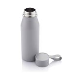 R-NEBRA - CHANGE Collection Recycled Stainless Steel Vacuum Bottle with Loop - Grey - Image 2
