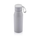 R-NEBRA - CHANGE Collection Recycled Stainless Steel Vacuum Bottle with Loop - Grey - Image 3