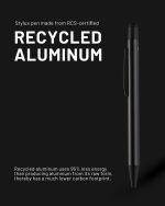 MASSA - Recycled Aluminum Ball Pen - Black - Image 5