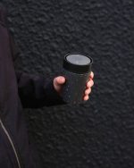 Circular Cup 8oz Grey & Ink - Image 5