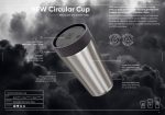 Circular Cup - Recycled Stainless Steel Cup 12oz - Image 9