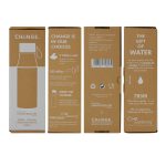 R-NEBRA - CHANGE Collection Recycled Stainless Steel Vacuum Bottle with Loop - Grey - Image 6