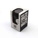 Circular Cup 8oz Grey & Ink - Image 3