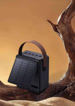 SOLA - @memorii RCS Recycled Solar Speaker & Lamp - Black - Image 12