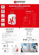 SKROSS - Wireless Audio Adapter - White - Image 8