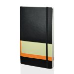 RULBUK - SANTHOME Softcover Ruled A5 Notebook Black - Image 2