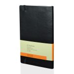 RULBUK - SANTHOME Softcover Ruled A5 Notebook Black - Image 3