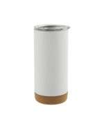 RASTATT - Giftology Insulated Mug / Tumbler with Cork Base - White