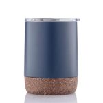 GOUDA - Hans Larsen Vacuum Mug With Cork Base - Blue