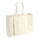 HURUP - Gym/Yoga 310GSM Cotton Tote Bag - White