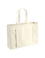 HURUP - Gym/Yoga 310GSM Cotton Tote Bag - White
