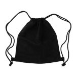 RINGE - Cotton Drawstring Bag - Black