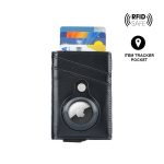 TROMSI - Santhome® PU Card Holder with Santhome Tag pocket - Black