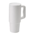 BERN 2.0 - Hans Larsen Recycled Stainless Steel Tumbler with Straw Lid - White