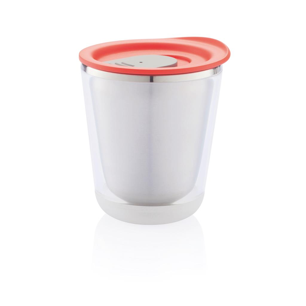 XDDESIGN Dia Stainless Steel Coffee Mug Red XDDESIGN Dia Stainless Steel Coffee Mug Red - Image 1