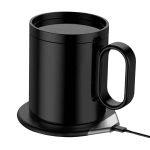 CRIVITS - Smart Mug Warmer with Wireless Charger - Black