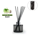 Aroma Reed Diffuser with Lemon Grass Scent 100ml & 6 Pcs Sticks - Image 2
