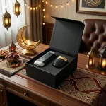 Arabic Oud and Bakhoor Gift Sets in Black Magnetic Closure Gift Box