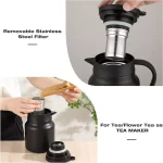 Arabic Tea & Coffee Pot with Cups Set 1000 ml - Image 7